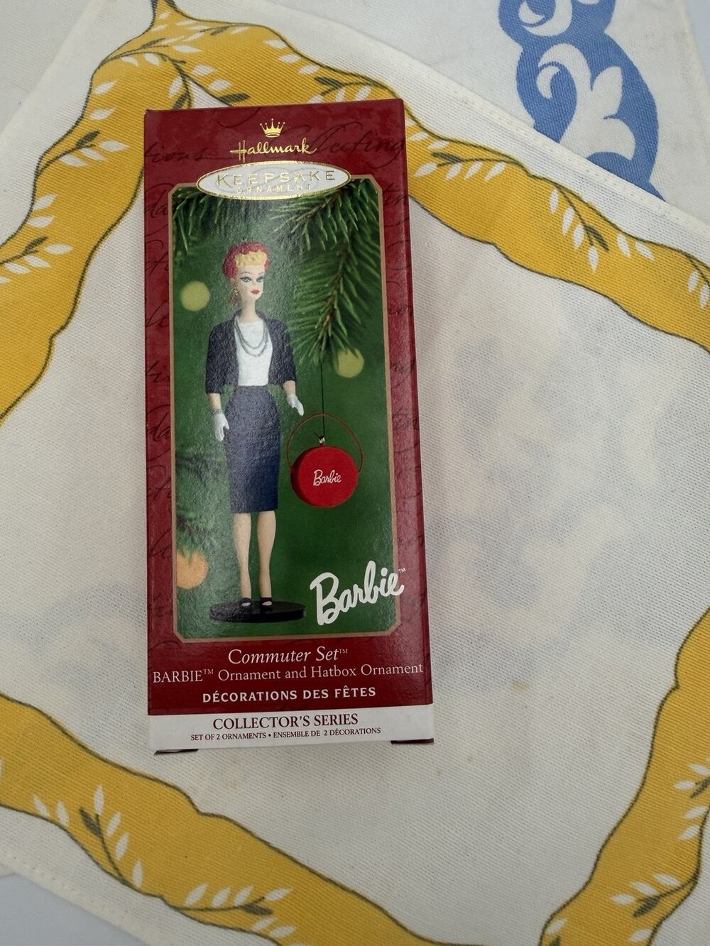 Barbie Hallmark Ornament Commuter Set